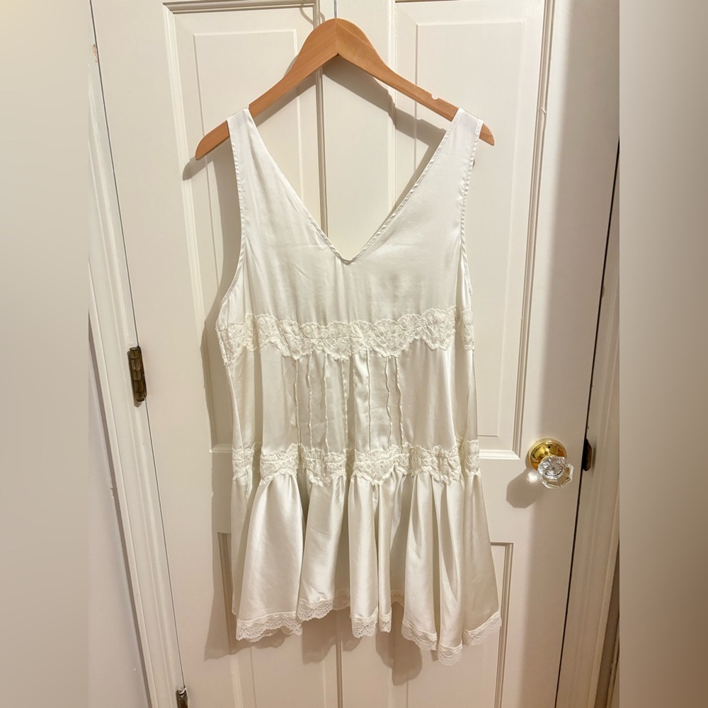 Free People Lace-Trim dress - White - Picture 4 of 6